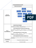 Plan de gestión de calidad sistema ecommerce