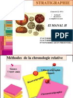 Biostratigraphie CHrono El Manai