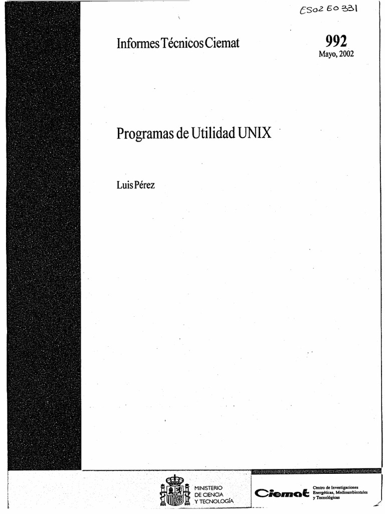 Sd Pnur Hot Videos - Programas de Utilidad UNIX | PDF | Archivo de computadora | Unix