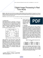 Applications of Digital Image Processing in Real Time World