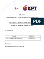 DPL40063 Logistics & Supply Chain Information Technology: (Maybank Tranfer To Bank Islam)
