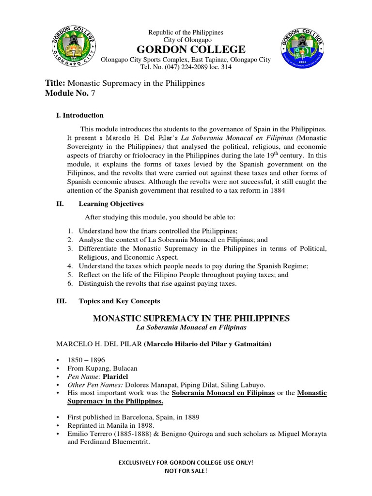 What Is Monastic Supremacy In The Philippines