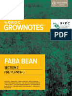 GrowNote Faba South 3 Pre Planting