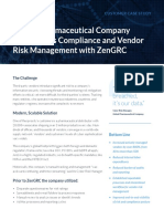 Global Pharmaceutical Company Strengthens Compliance and Vendor Risk Management With Zengrc