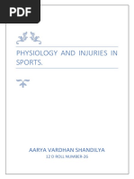 Physiology and Injuries in Sports