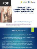 Sejarah Dan Gambaran Singkat Imunologi Dasar