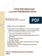 14. Faktor dan Dampak Perubahan Sosial