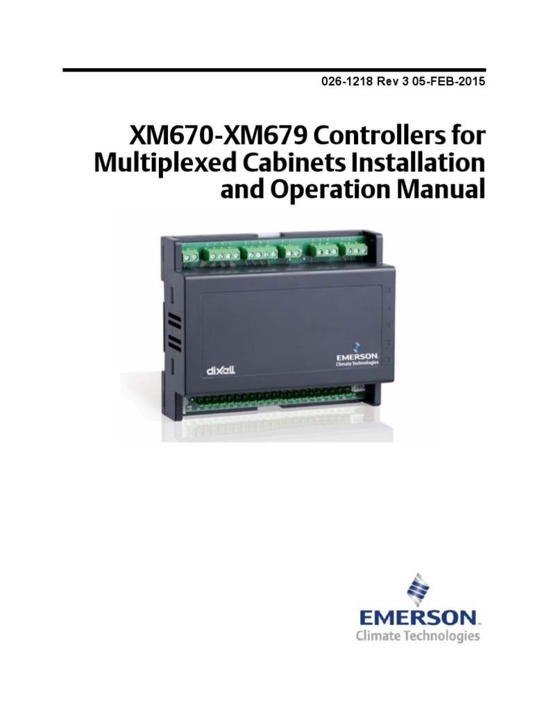 Manual XM670XM679 PDF Parameter Programming