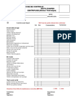 Fiche de Contrôle Moteur Thermique (Centrifuge)