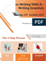 Business Writing Skills - II - Writing Business Messages