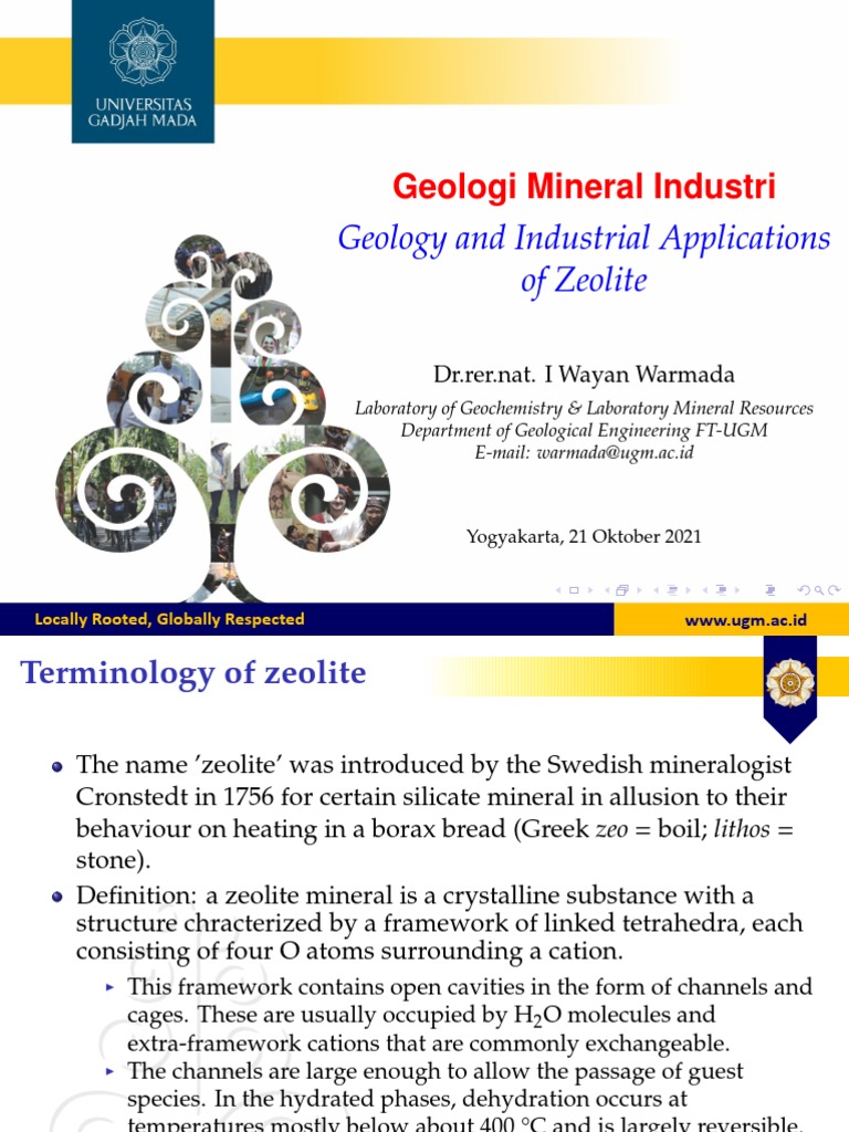 Geologi Mineral Industri Geology and Industrial Applications of
