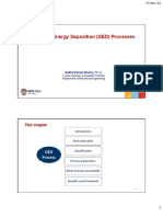 Directed Energy Deposition (DED) Processes