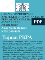 PKPA Apotek Farhana Januari 2021