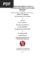 Hardware Design of Data Controller For Nand Flash Memory