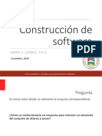 Construcción de Software: Omar S. Gómez, PH.D