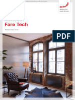 Zehnder Fare Tech: Product Data Sheet