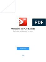Welcome To PDF Expert: Fast, Robust and Beautiful PDF Editor