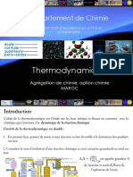 Département de Chimie: Thermodynamique