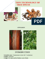 Production Technology of Tree Spices