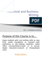 Lecture 1-Technical and Business Report Writing