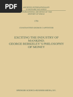 (Archives Internationales D’Histoire des Idées _ International Archives of the History of Ideas 170) Constantine George Caffentzis (auth.) - Exciting the Industry of Mankind George Berkeley’s Philosop