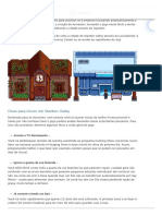 (PT-BR) Stardew Valley Guia e Dicas