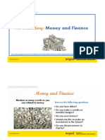 Vocabulary 8A - Money and Finance