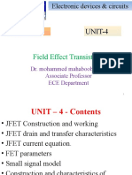 Field Effect Transistor: UNIT-4