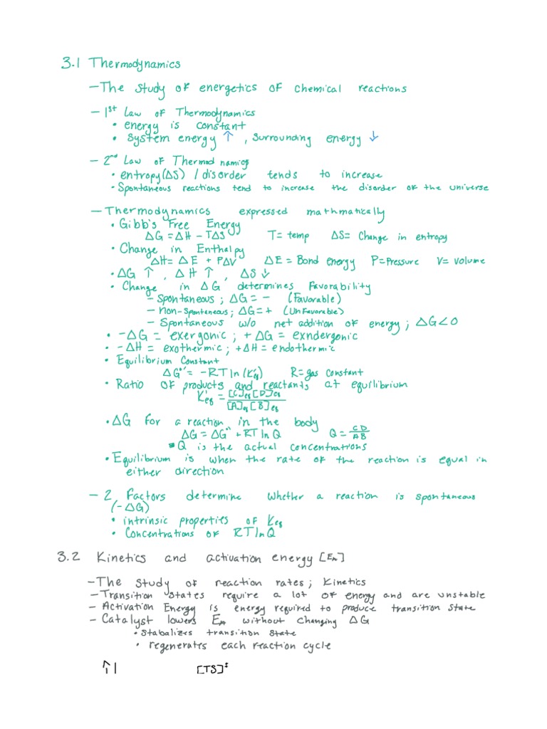 Thermodynamics and Chemical Reactions | PDF | Acid | Acid Dissociation ...