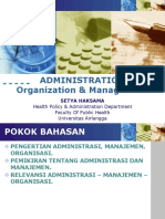 Administration Organization Management