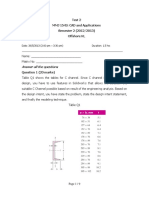 Test 2 MMJ 1543: CAD and Applications Semester 2 (2012/2013) Offshore KL