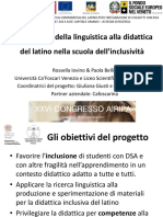 Bellin - Il Contriuto Della Linguistica Alla Didattica Del Latino Nella Scuola Dell'inclusività