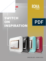 Switch ON Inspiration: Pricelist: June 2021