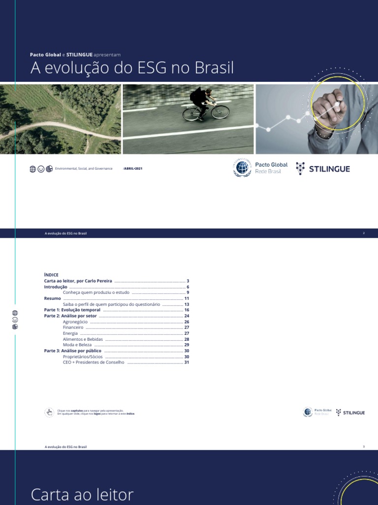 Estudo A Evolução Do ESG No Brasil-2 | PDF | Brasil | Governança ...