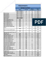 Listado de Materiales Menca de Leoni