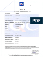 Certificado Original T9231-4