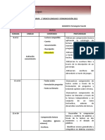 Cronograma 1 Semestre Lenguaje y Comunicación