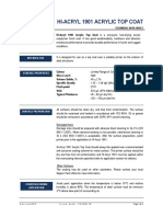 Hi-Acryl 1901 Acrylic Top Coat Technical Data Sheet