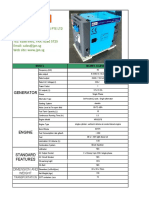 MCWEL DG8500SE Spec Jan 20