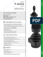 HF Series: Proportional Multi-Axis Fingertip Controllers - Non-Contacting Hall Effect Technology