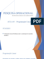 Programação Linear Multiperíodo para Planejamento da Produção e Treinamento