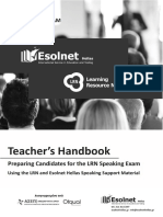 Τeacher's Handbook - Preparing Candidates for the LRN Speaking Exams