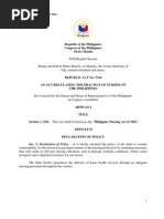 Download RA 7164 Philippine Nursing Act of 1991 by Noel SN5485937 doc pdf