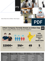 Study of Home Services Platform-Urban Company