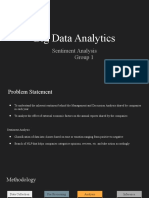 Big Data Analytics: Sentiment Analysis Group 1