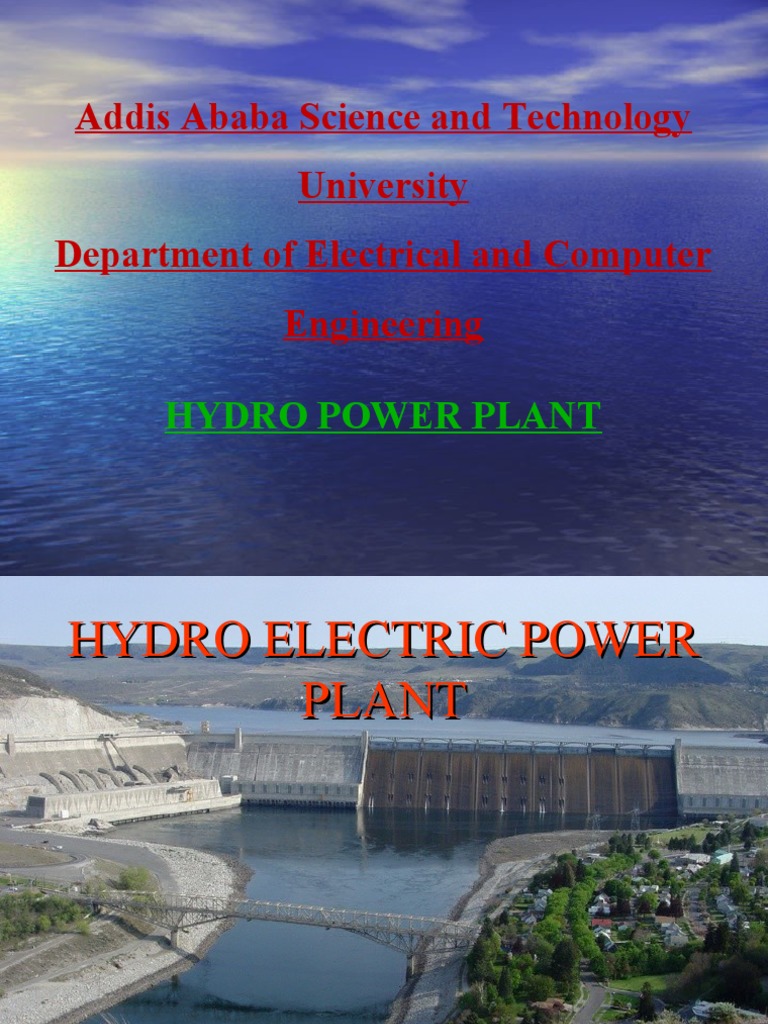 HYDRO Power Plant Presentation | PDF | Hydroelectricity | Turbine