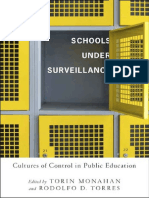 Surveillance - Cultures of Control in Public Education (Critical Issues in Crime and Society) (2009) 1