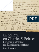 Barrena Sara - La Belleza en Charles S Peirce