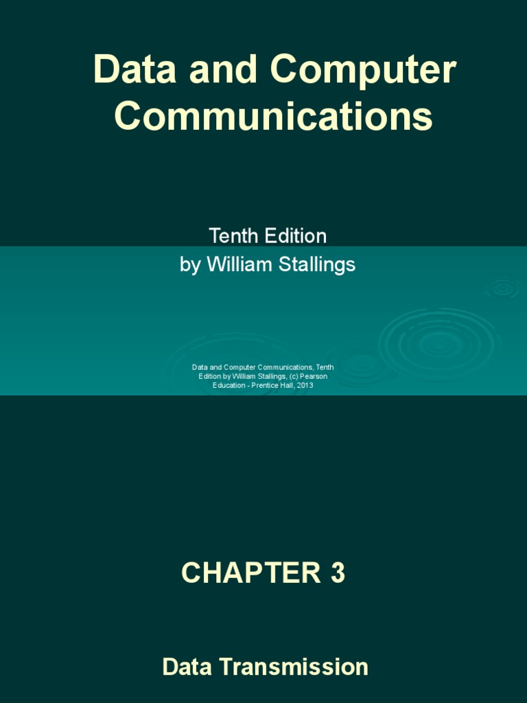 Digital Signal Transmission Basics | PDF | Signal To Noise Ratio ...