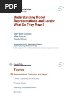 Understanding Model Representations and Levels: What Do They Mean?